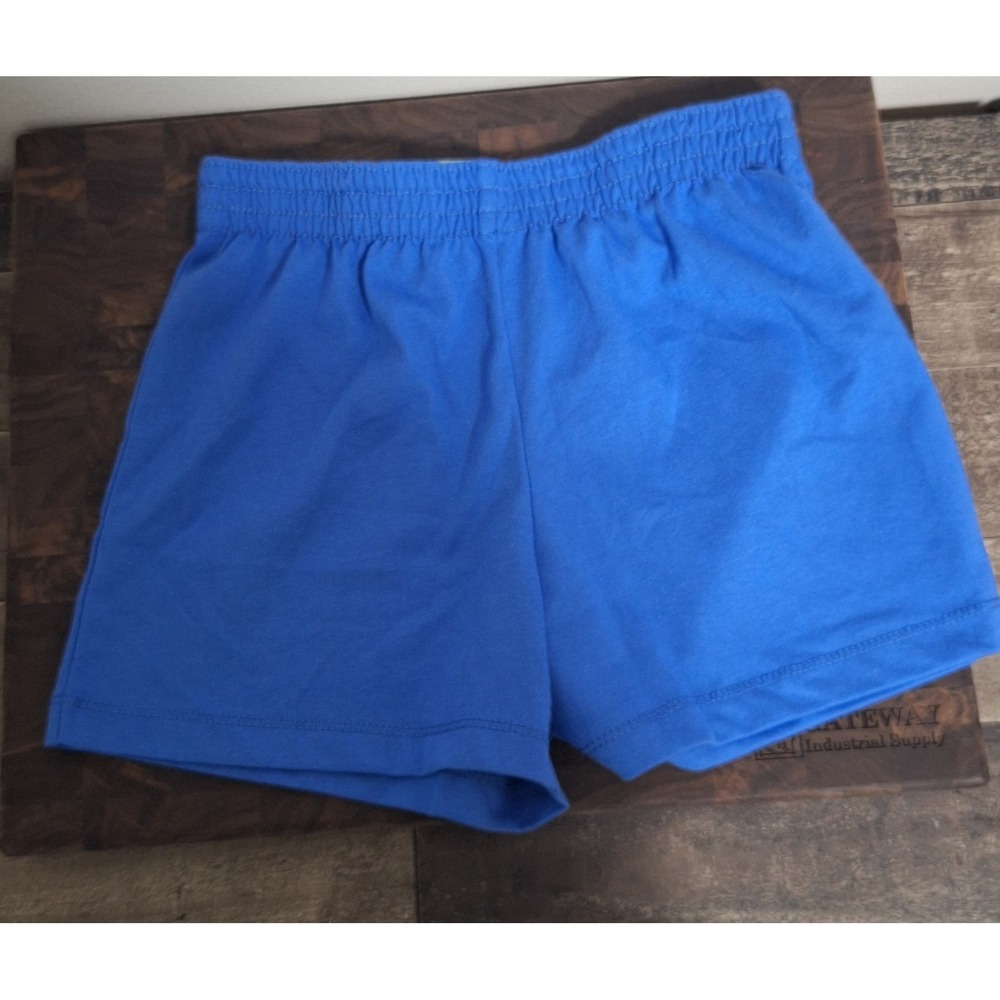 Wonder Nation Girls Size 8 Blue Kid Tough Knit Shorts Athletic Playground Blue